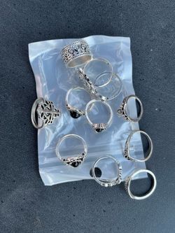 Silver rings