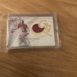 Joe Montana Jersey Card 