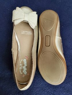 New leather Gold (Flexi) Shoes