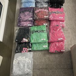Sp5der hoodies and sweatpants
