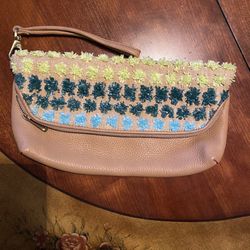 Fossil Leather Clutch