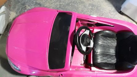 Pink Mercedes. Used twice