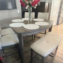 Dinner Table With Chairs 