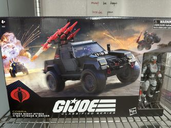 G.I JOE CLASSIFIED SERIES STINGER AND DRIVER!!