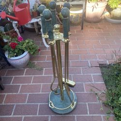 Preowned 4 Piece Fire poker Set