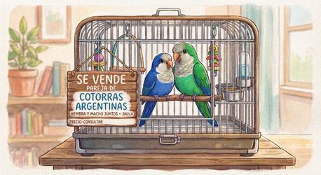 Cotorras Argentina parejas