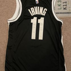 Nike Kyrie Irving Brooklyn Nets Black Swingman Jersey #11