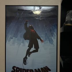 spider man across the spider verse poster/wall decor 