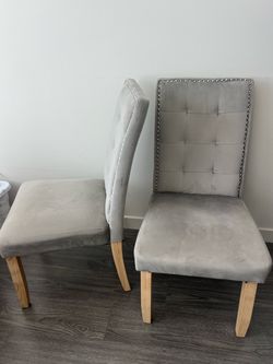 Tufted Dining Chairs Set of 2