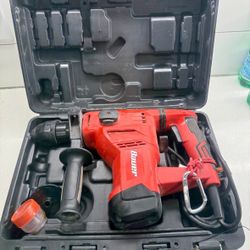 Bauer 1641E-B 1-1/8" 120V SDS Variable-Speed Corded Rotary Hammer
