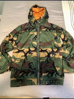 Used Burton Camo Snow Jacket Adult Sz L