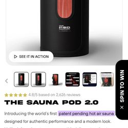 Sauna POD 2.0 Like New 