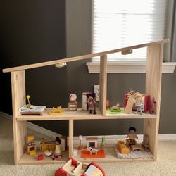 Handmade Dollhouse + Wooden Sets 