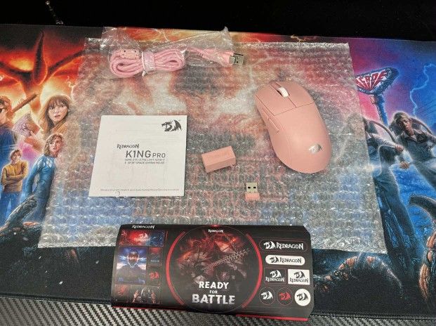 New Redragon M916 PRO 3-Mode Wireless Gaming Mouse, Hype-Speed 4K Polling Rate, 49G Ultra-Light 26K DPI Gamer Mouse w/Ergonomic Natural Grip Build