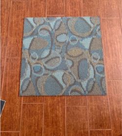 NEW carpet tile with rubber back