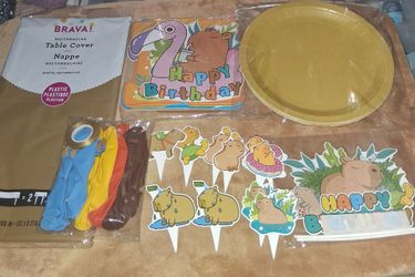 Capybara Party supplies