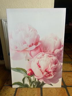 Flower Canvas Wall Frame
