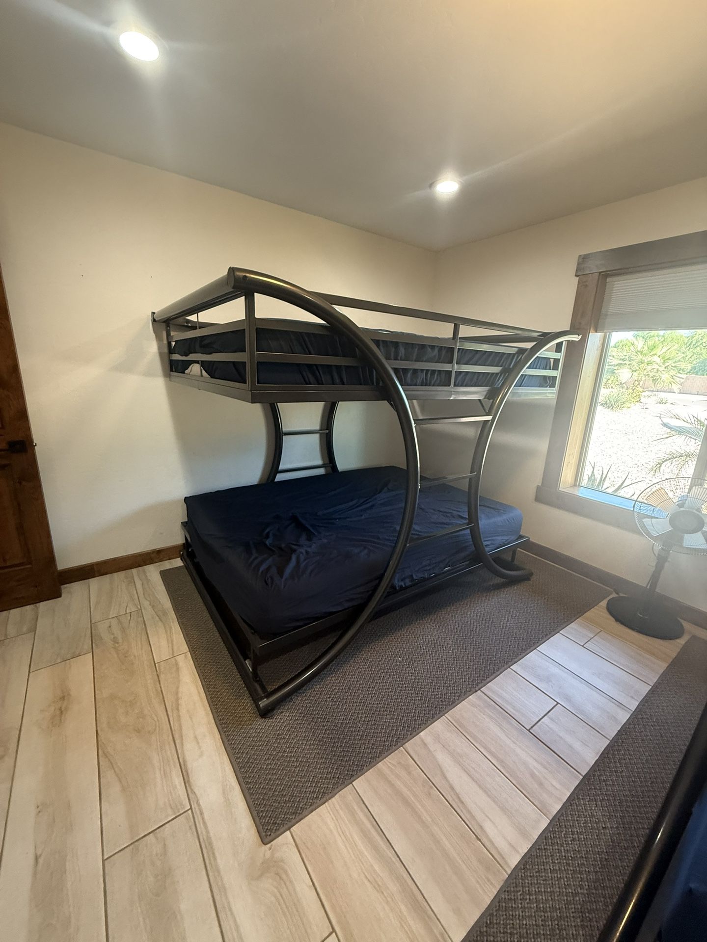 Full Over Full Bunk Beds - 3 Sets w/Mattresses