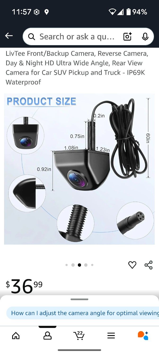 Backup Camera Car