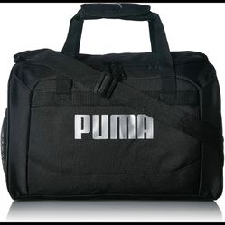 PUMA Kids' Evercat Transformation Duffel Bag in black/silve