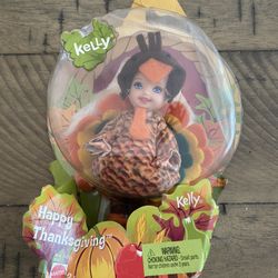 Barbie Happy Thanksgiving Kelly is a Turkey Doll 2004 Mattel brand new