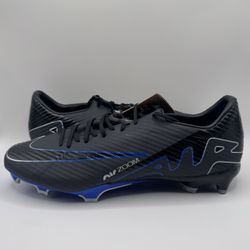 Nike Zoom Mercurial Vapor 15 Academy FG/MG Black DJ5631-040 Mens Size 12