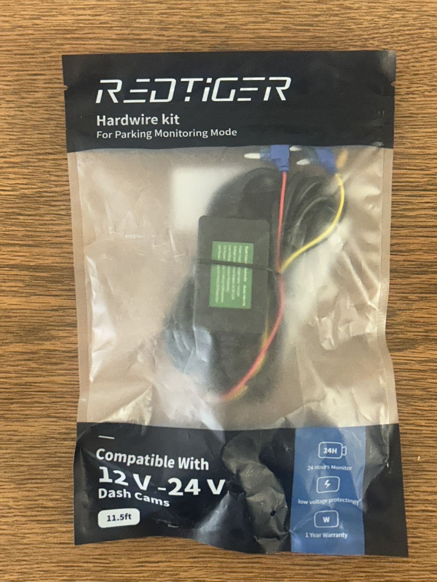 REDTIGER Dash Cam Hardwire Kit – 12V to 24V – Parking Monitor and Low Voltage