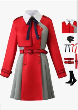 Chisato Nishikigi Cosplay Costume – Lycoris Recoil Red DA 1st Lycoris costume