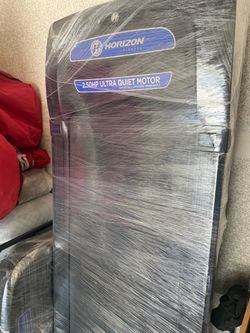 Horizon fitness treadmill (2.50 ultra quiet motor)