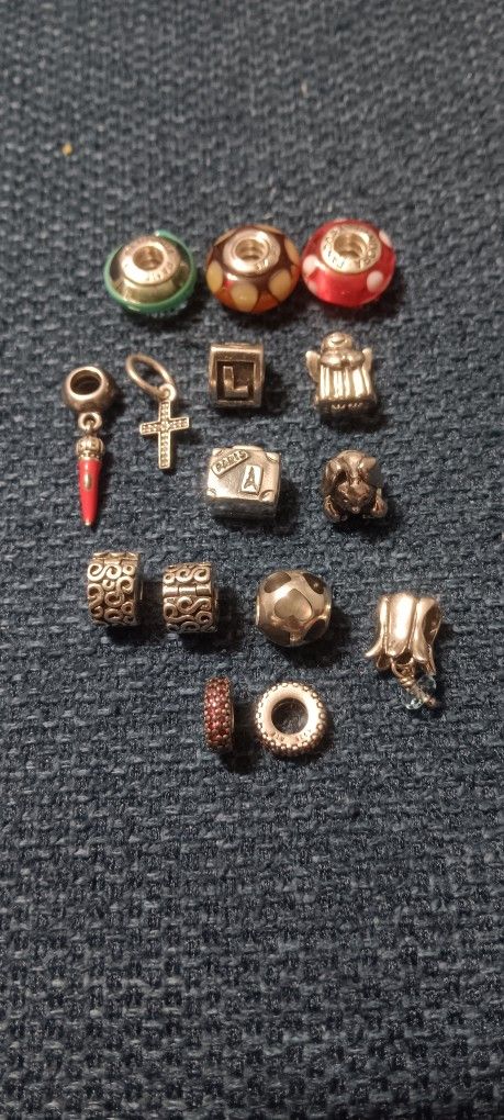 Authentic Pandora Charms Silver