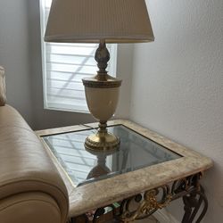 Table With Lamp