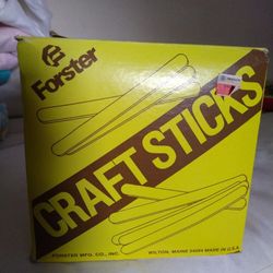 Box Of Craft/Popsicle Sticks
