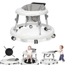 360° Swivel baby walker -White-