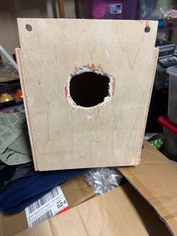 Cockatiel nesting box