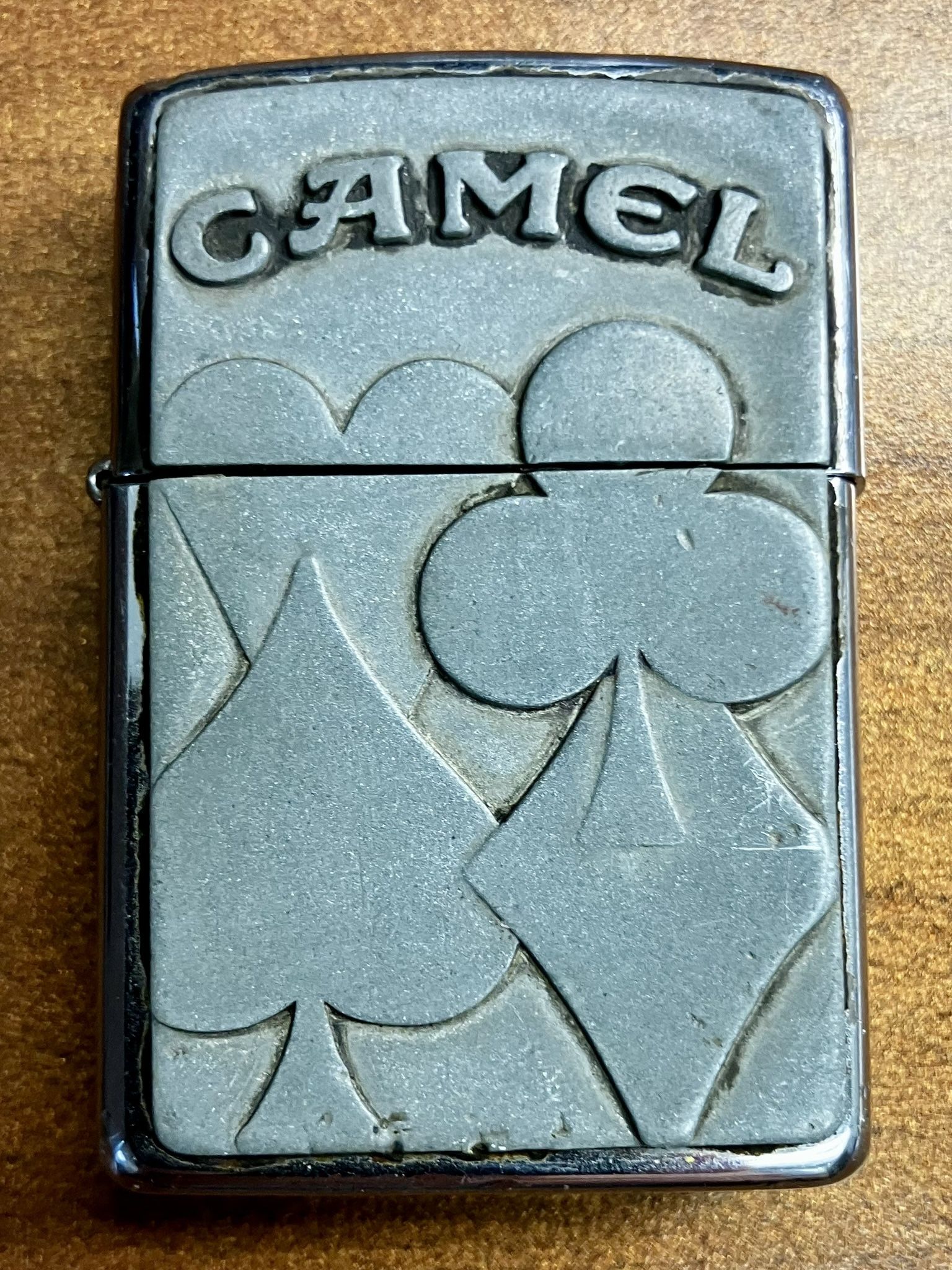 Vintage Zippo Lighter Camel Poker Cards