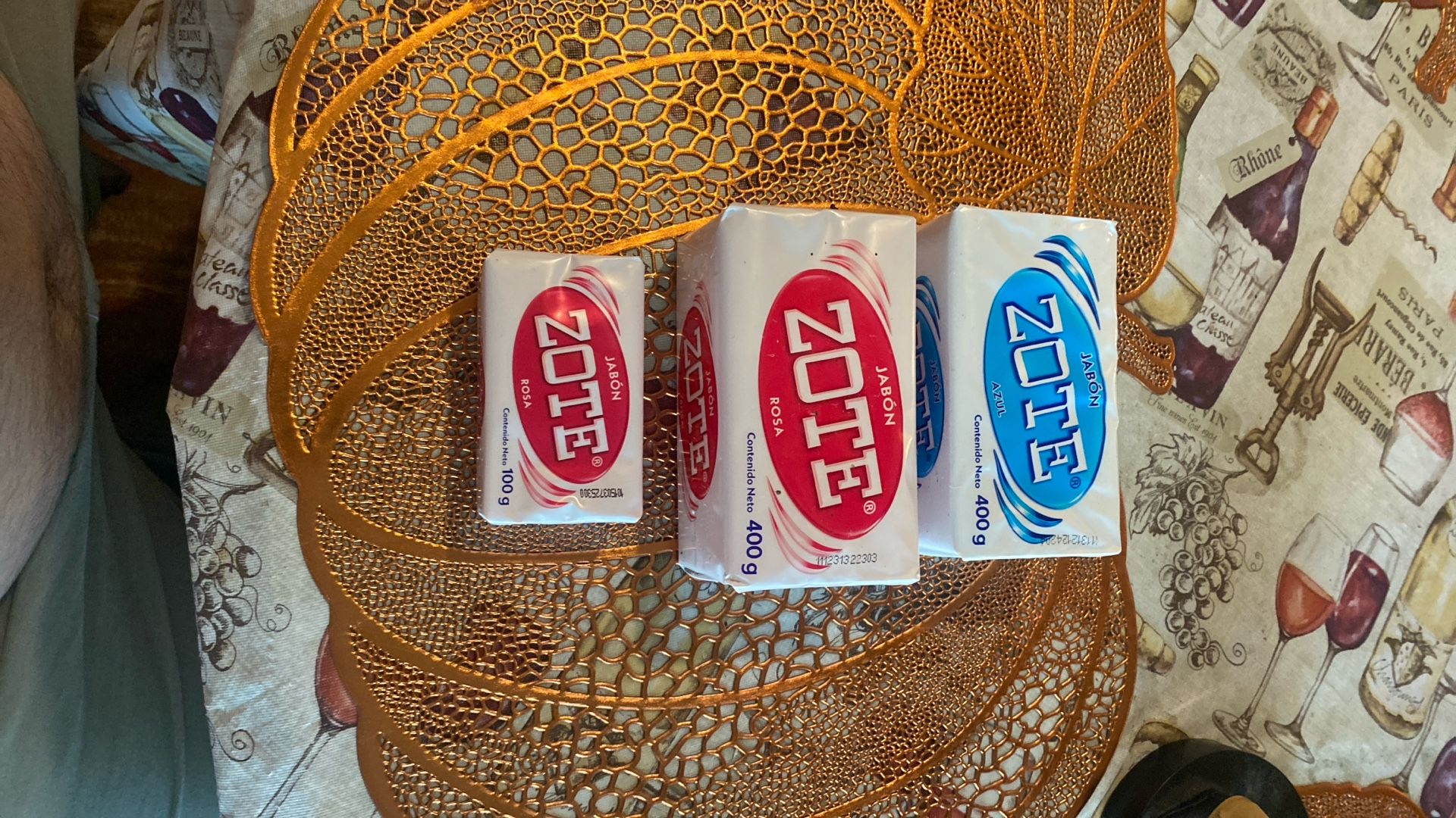 Zote Soap (bar) Blue and Pink
