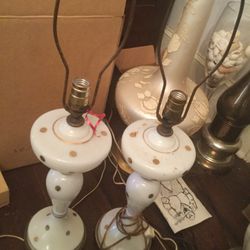 Nice Twin Antique Lamps