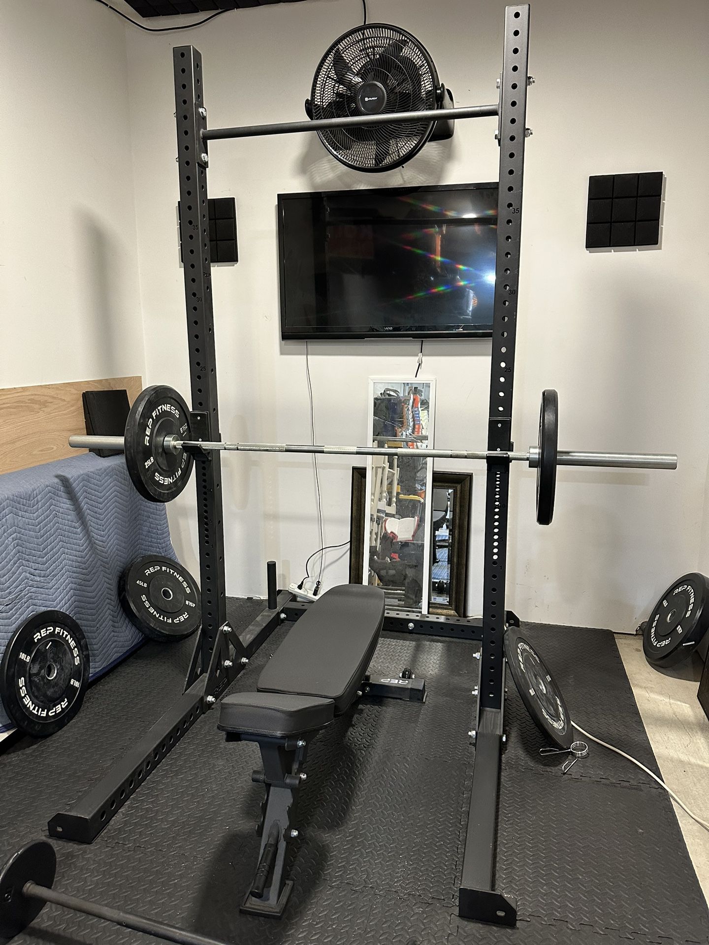 Rep Fitness Rack With Weights