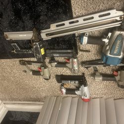 Assorted Nailers And Staple Guns 