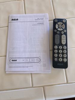 RCA remote for converter