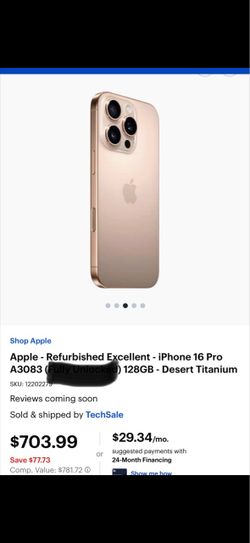 Iphone 16 pro 128g