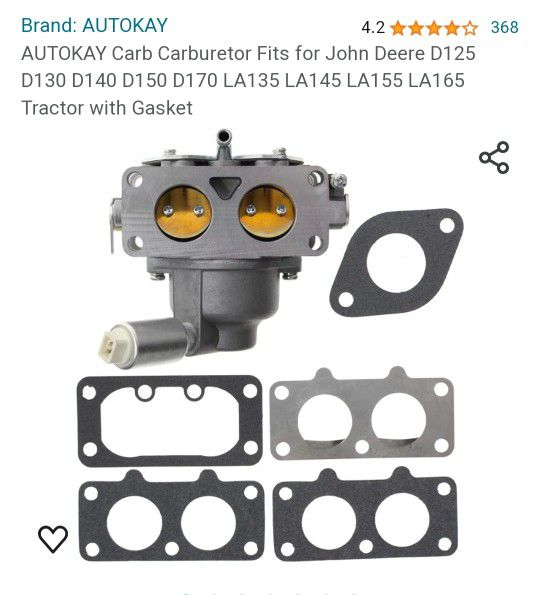 John Deere Carburetor 
