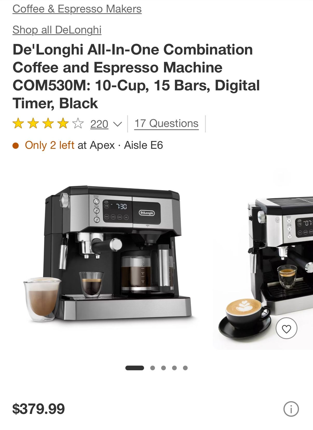Brand New Espresso Machine