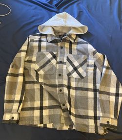 Hooded Flannel Shirt
