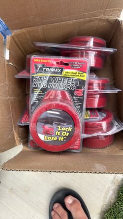 Fifth wheel hitch locks