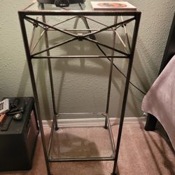 Glass End Table / Nightstand