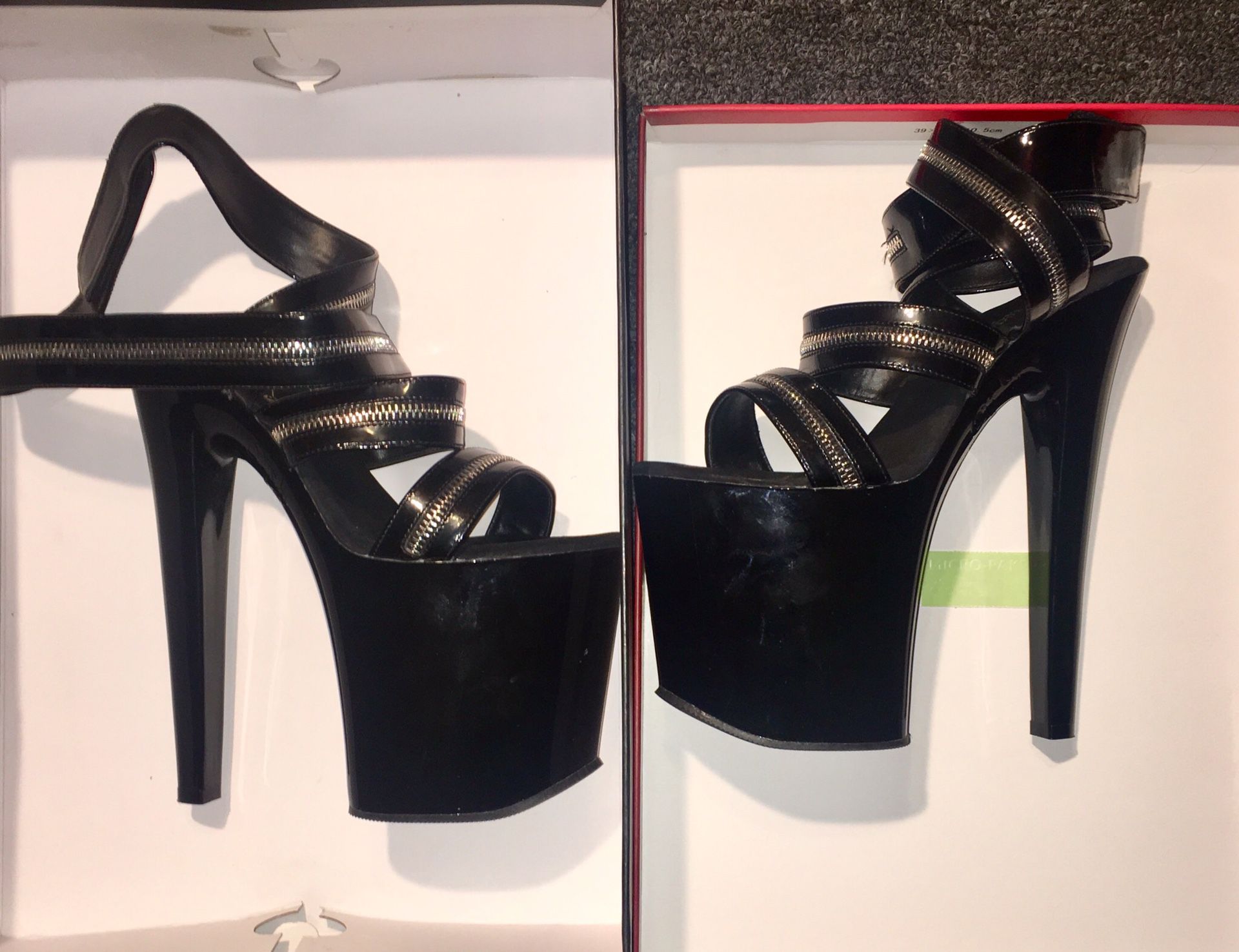 Pleaser high heel sandals 8 inch Size 9 for Sale in Phoenix, AZ - OfferUp
