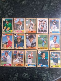 1987 Topps Baseball (15 Cards)