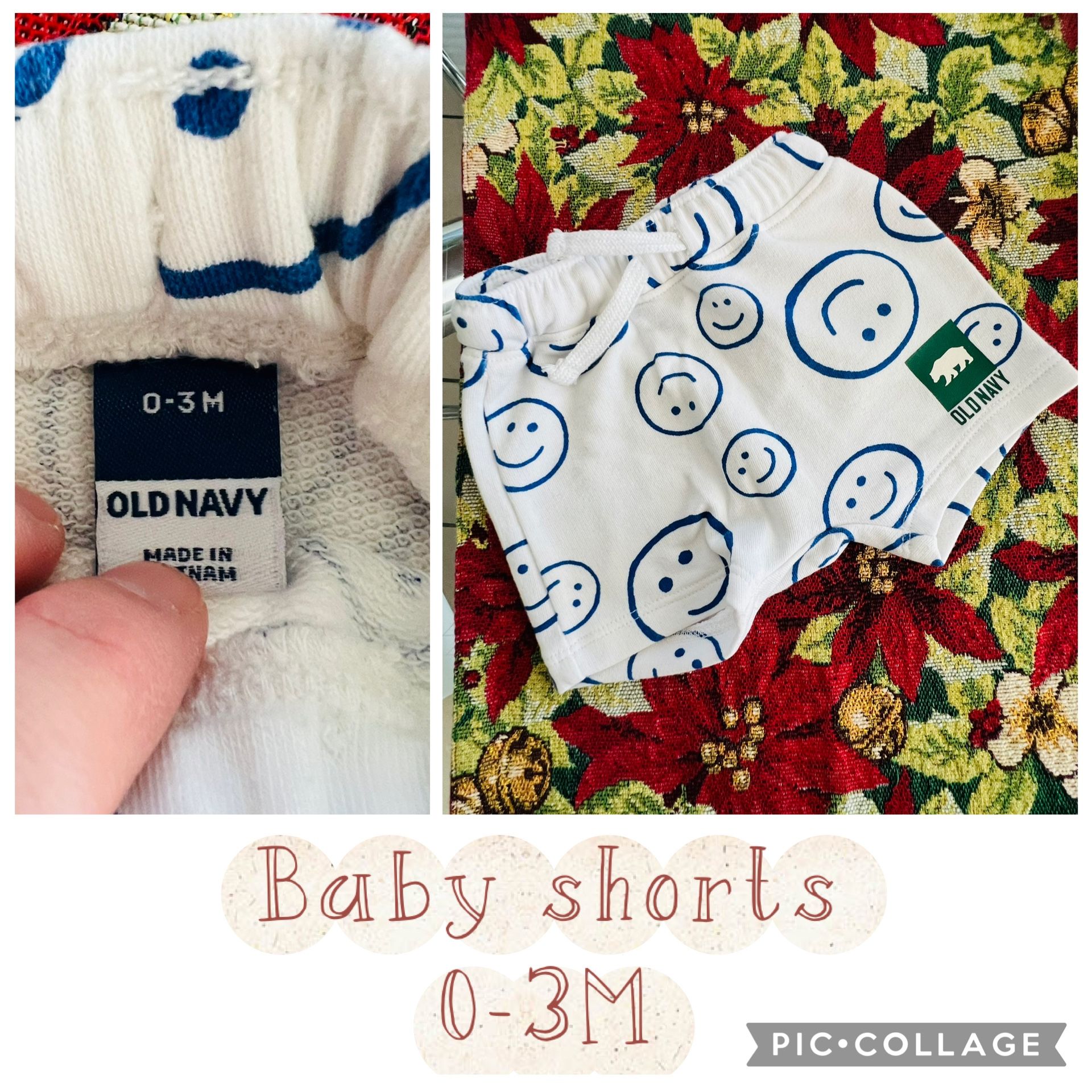Baby shorts 0-3M