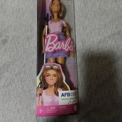 Brand New In The Box Never Used Barbie AFB American Foundation For The Blind Doll